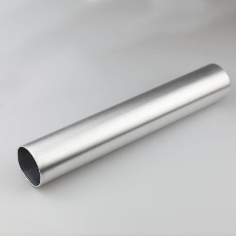 KRD PERFORMANCE 63mm(2.5") OD Straight 2.5 Inch Aluminum Intercooler Pipe Air Intake Tube, Length 11.8" (300mm), Brushed Finish - Image 1